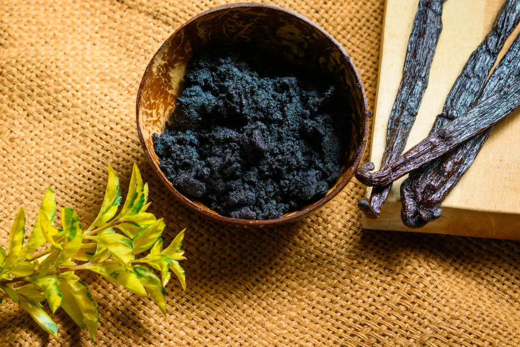 Caviar de vanille Bourbon — graines noires de Madagascar